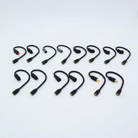 MMCX TO 3.5mm 2.5mm HD650 HIFIMAN 2Pin 0.78mm IE80 IM A2DC QDC TFZ -CE01229-Veeddydropshipping