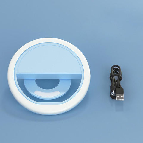 USB Charge Led Selfie Ring Light Mobile Phone Lens LED Selfie Lamp Ring for iPhone-PA00794-Veeddydropshipping