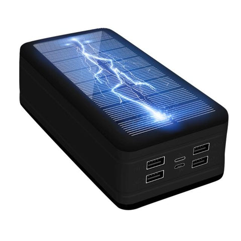 50000mAh Solar Mobile Power Wireless Charger Camping Light Portable External Battery-PA00456-Veeddydropshipping