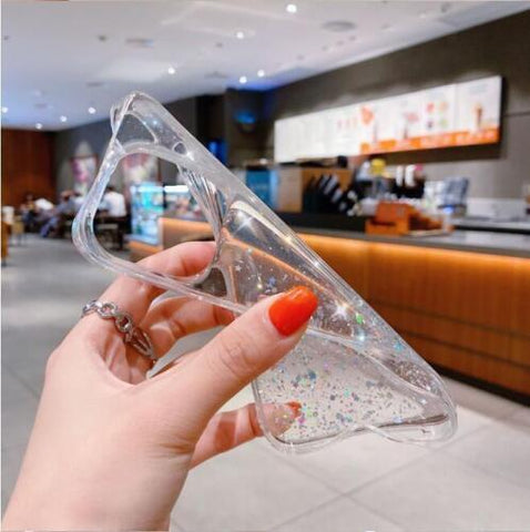 Glitter Shockproof Case for iPhone 14 13 12 11 Pro Max XR XS SE 7 8 PLUS Cover-PA00102+Veeddydropshipping