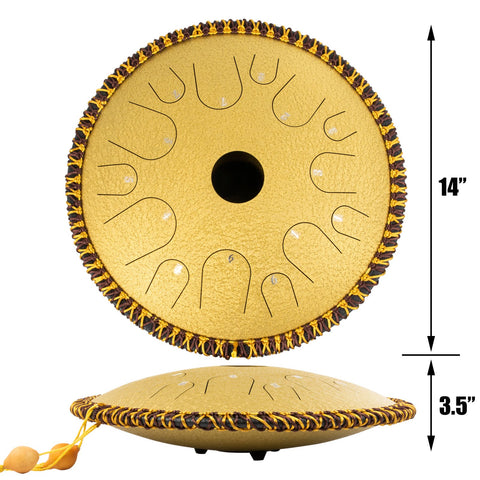 Tone Steel Tongue Drum In C Minor Hand Pan Drum  With Travel Bag -CO00011-Veeddydropshipping