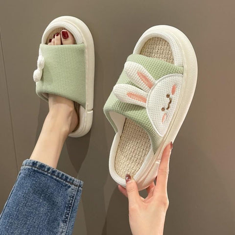 Cartoon Open Toe  Slippers Indoor Flip Flops  Anti-Slip-BS01164-Veeddydropshipping