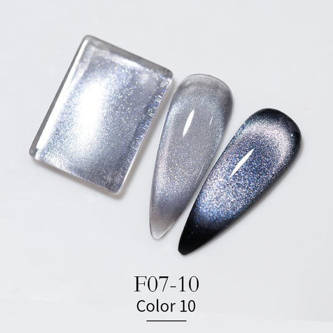 Crystal Cat Eye Gel Nail Polish 9D Aurora Cat Eye Gel -BH00992-Veeddydropshipping