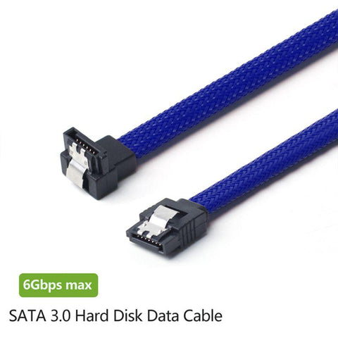 50CM SATA 3.0 III SATA3 7pin Data Cable Right Angle 6Gb/s SSD Cables HDD-CE00069-Veeddydropshipping