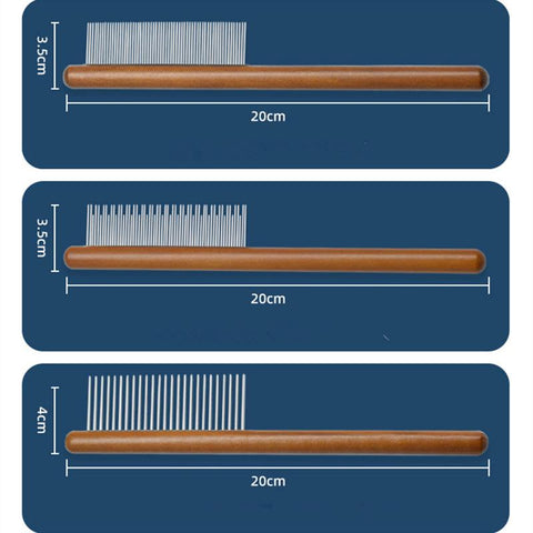 Cat Comb Stainless Steel Pet Hair Remover-HA01991-Veeddydropshipping