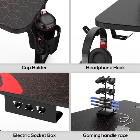 Computer Desk Home Office Structure Controller Stand-HA01708-Veeddydropshipping