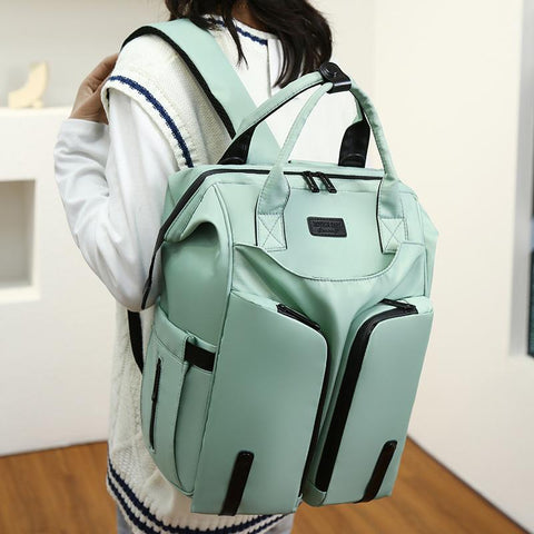 Multifunction Ladies Waterproof Shoulder Backpack Large Capacity Mommy-BS00033-Veeddydropshipping