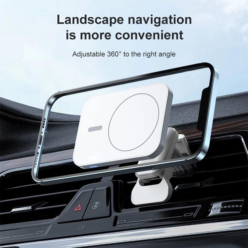 Magnetic Wireless Chargers Car Air Vent Phone Holder-Veeddydropshipping