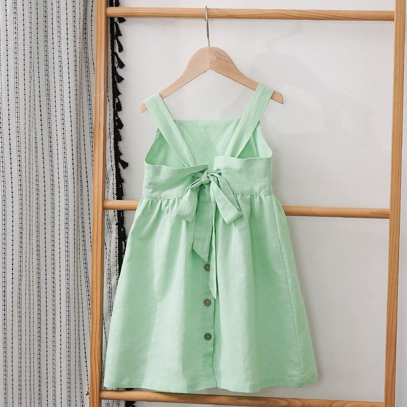 Summer Child Girl Sundress Kids Cotton Clothes-Veeddydropshipping