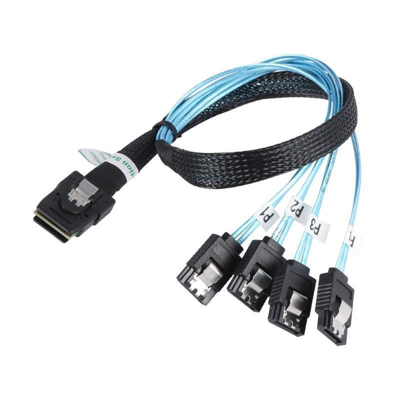 SAS SATA Cable Mini-SAS SFF-8087 To 4 SATA Cable-CE00029-Veeddydropshipping