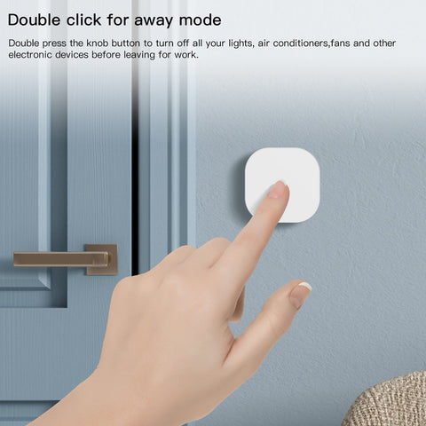 Tuya ZigBee Smart Key Switch Wireless Remote Control Key Controller -CE00623-Veeddydropshipping