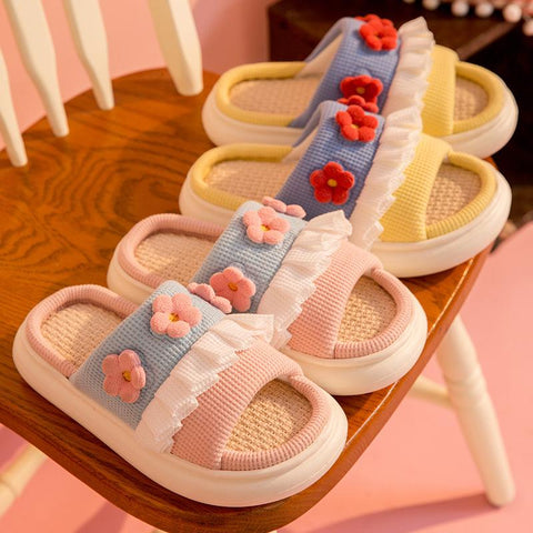 Spring Summer Non-slip Bedroom Floor Shoes Indoor Soft-BS01173-Veeddydropshipping
