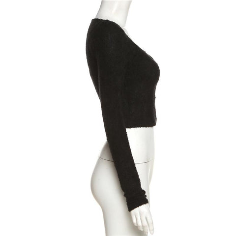 Women Clothing Slim Camisole Square Collar Cardigan Set-WF00268-Veeddydropshipping