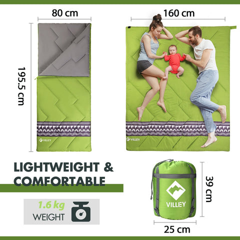 Camping Sleeping Bag Ultralight Waterproof-HA01749-Veeddydropshipping