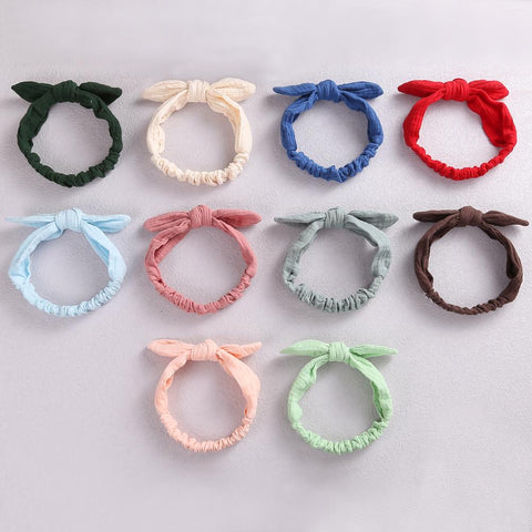 Baby Elastic Hair Bands Girl Headband Cotton Linen Kids Headwear-TB00444-Veeddydropshipping