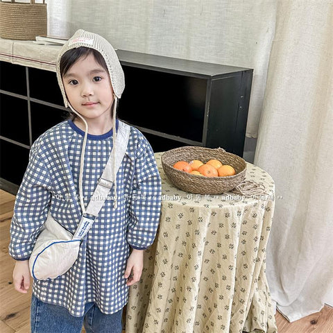 Spring Autumn Little Girl Round Neck Long Sleeve Jumpsuit-TB00918-Veeddydropshipping