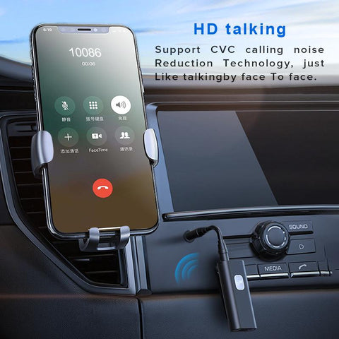 Bluetooth 5.0 Receiver Adapter Wireless Audio Adapter 3.5mm AV/AUX Jack -CE01280-Veeddydropshipping