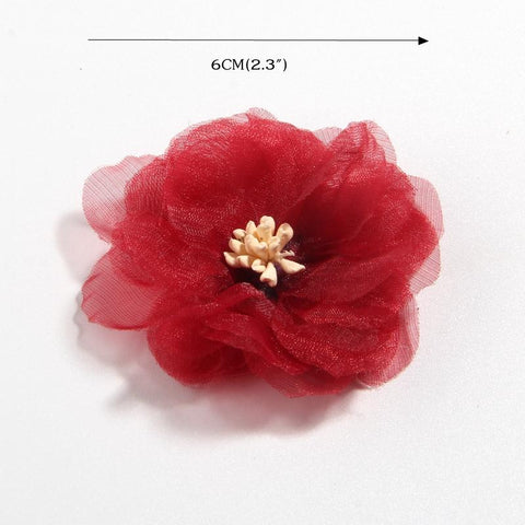 Artificial Chiffon Flowers Boutique Patch-HA00703-Veeddydropshipping