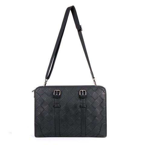Genuine Leather Business Men&#39;s Briefcase Male Shoulder Bag Men Messenger-BS00511-Veeddydropshipping