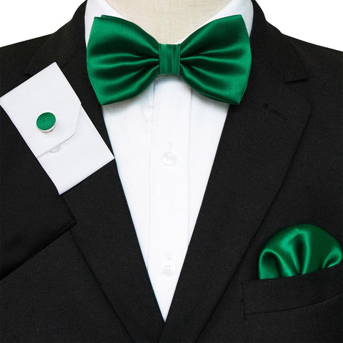 Bow Tie Sets Including Cuff Links for Business Suits -JW01309-Veeddydropshipping