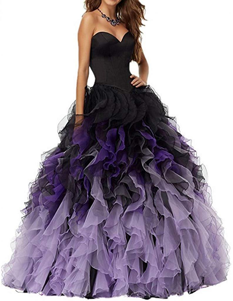 Sweethart Ball Gown Puffy Prom Dresses-WF01557-Veeddydropshipping