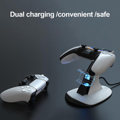 Dual USB Handle Fast Charging Dock Station Stand Charger Gamepad Game -CE01518-Veeddydropshipping