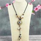Fashion Ceramics Beads Pendant  style Long Necklace-JW01280-Veeddydropshipping