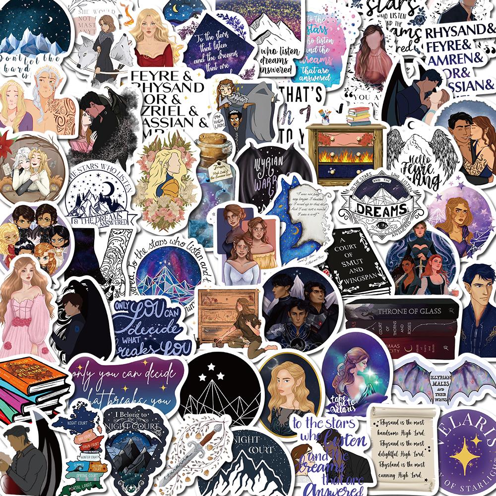 10/50PCS Acotar Fashion Stickers Vintage For DIY Kids Notebook-TB01629-Veeddydropshipping