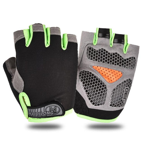 Non-slip Anti Half Finger Gloves Motorcycle Gloves elastic Shock Fitness Cycling -OS01019-Veeddydropshipping