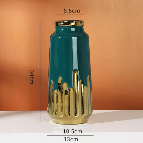 vase ceramic model room decoration-HA00299-Veeddydropshipping