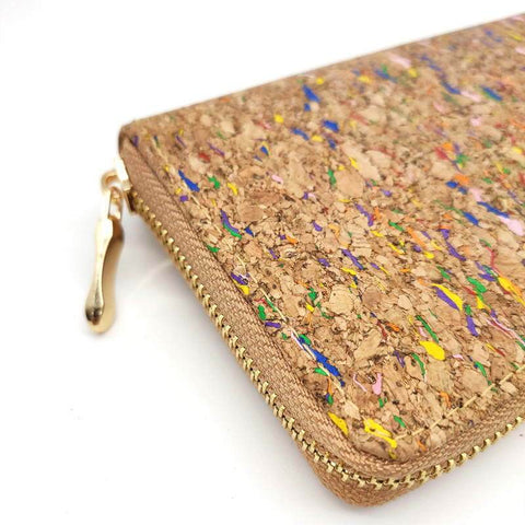 Ladies Cell Phone Pocket Flowers Printed Card Holder Zipper-BS00209-Veeddydropshipping