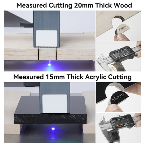 50W dual laser engraving aluminum alloy machine engraving metal cutting wood acrylic CNC router DIY-Veeddydropshipping