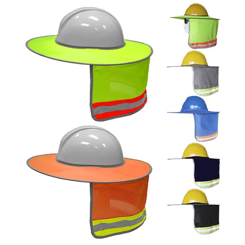 Safety Reflective Hard Hat Neck Shield Helmet -CO00671-Veeddydropshipping
