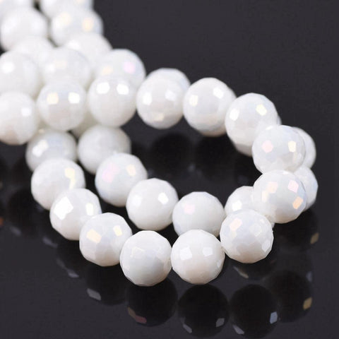 Plated Crystal Glass Loose Spacer Beads Lot Colors For Making DIY-JW01512-Veeddydropshipping