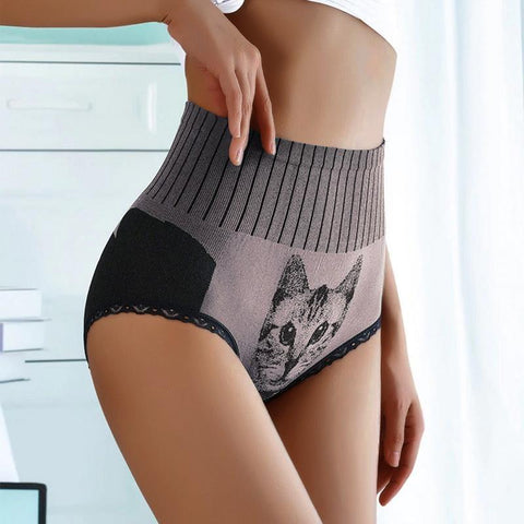 Women High Waist Panties Slimming Underwear-WF00977-Veeddydropshipping