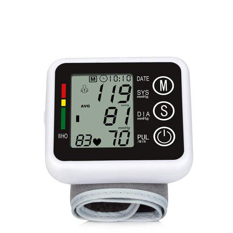 Voice broadcast Wrist Blood Pressure Monitor Tonometer Meter-BH00781-Veeddydropshipping