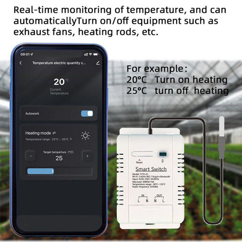 For Tuya WiFi Wireless Temperature Module Sensor APP Control Remote-TI01042-Veeddydropshipping