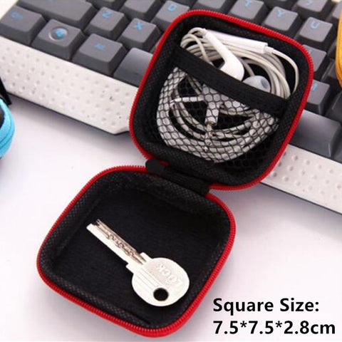 Headphone Case Travel Zipper Mini Charger Holder-HA00779-Veeddydropshipping
