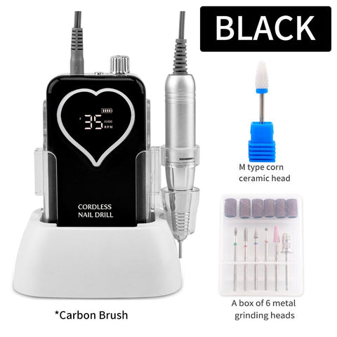 Rechargeable Desktop Base Manicure Electric Machine Nail File -BH01020-Veeddydropshipping