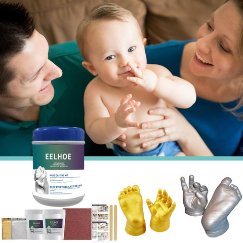 Hand Casting Kit, DIY Hand Foot 3D Printing  Keepsake Hands Sculpture Kit for Day,-TB00800-Veeddydropshipping