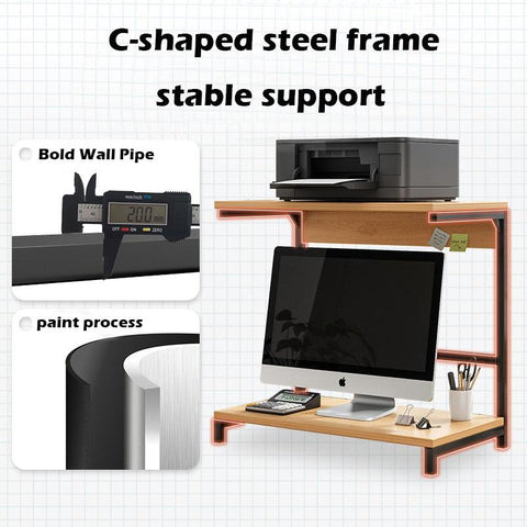 Computer Elevated Monitor Base Bracket Desktop-HA01709-Veeddydropshipping