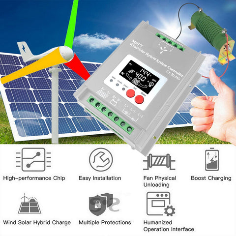 Wind Charge Controller Power System Solar Regulator-TI00656-Veeddydropshipping