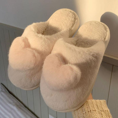 Warm Home Slippers Plush Indoor Household Slides-BS01218-Veeddydropshipping