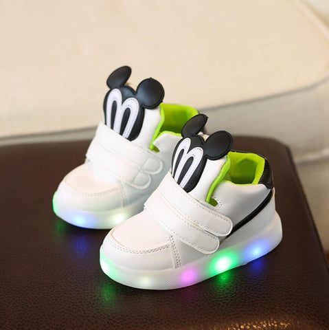 Light Up Fashion Cartoon Glowing Children&#39;s Shoes LED Fashion Korean-TB00124-Veeddydropshipping