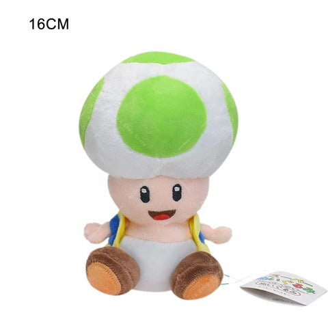 15 Styles Super Bros Plush Toy Cute Cartoon Princess Mushroom Bomb-TB01558-Veeddydropshipping