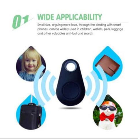 Mini Pet Smart Tracker Bluetooth 4.0 GPS Alarm Locator Keychain for Pet-AM00618-Veeddydropshipping