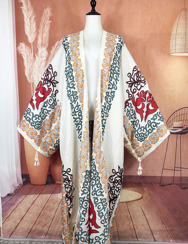 Fashion Europe Women Long Sleeve Duster Coat-WF01713-Veeddydropshipping