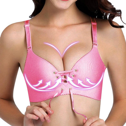 Sexy Bandage Straps Bra Underwear No Steel Ring-Veeddydropshipping