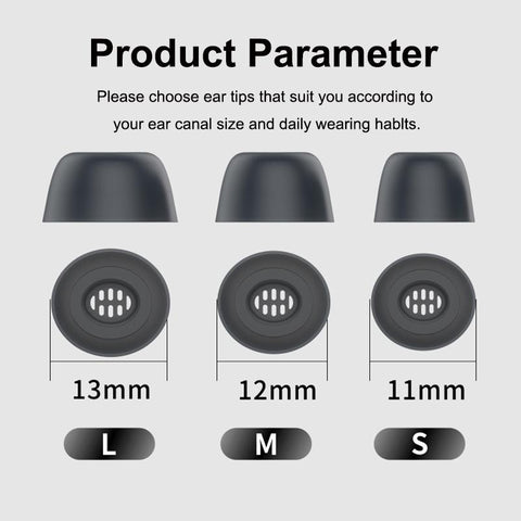 Original Silicone Protecitve Tips Ear Buds Caps Covers Anti Slip Soft Eartips-CE01113-Veeddydropshipping