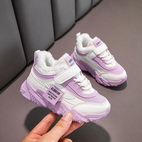 Spring New Kids Sneakers 2023 PU Girls Casual Mesh-TB00119-Veeddydropshipping